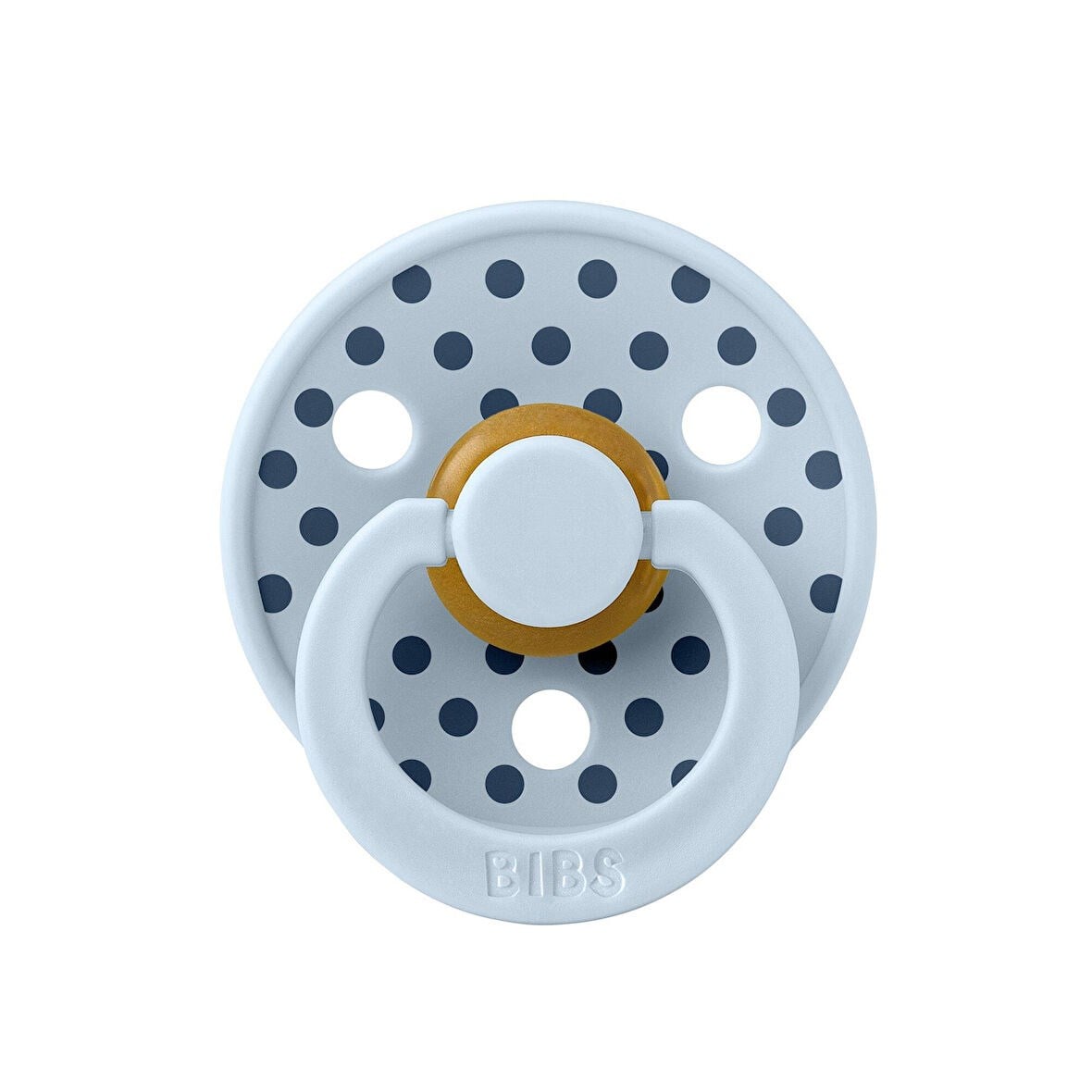 Bibs Studio Polka Small Emzik-Baby B.Steel B.0-6ay