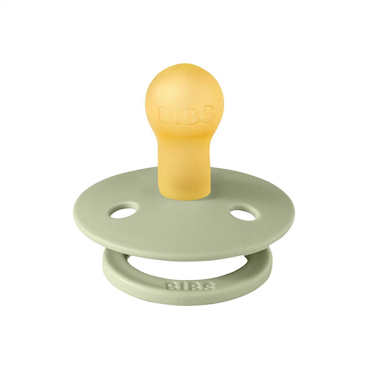Bibs Studio Polka Small Emzik-Sage Iron 6+ay