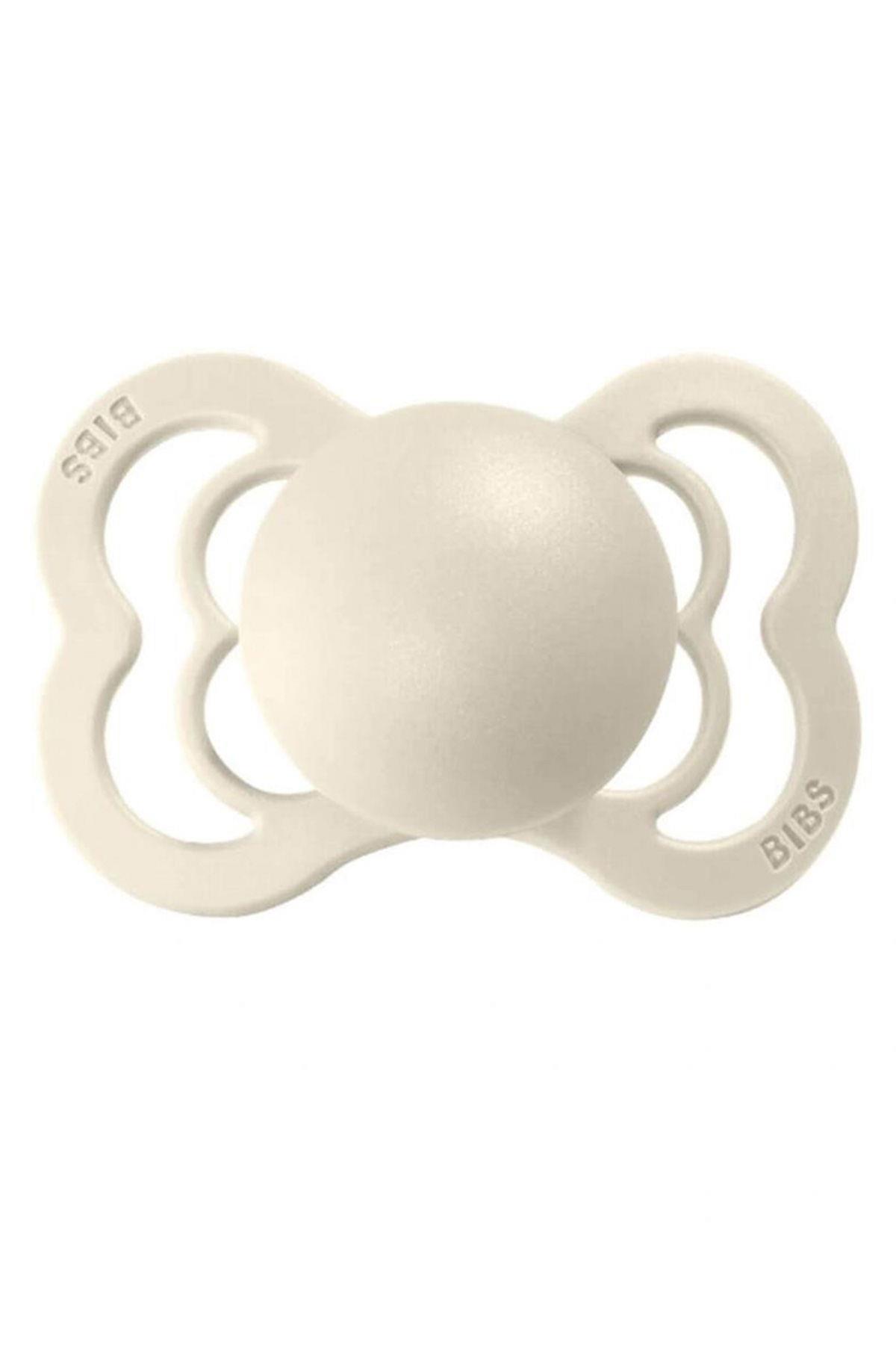 Bibs Supreme Silikon Emzik Ivory Krem 6+