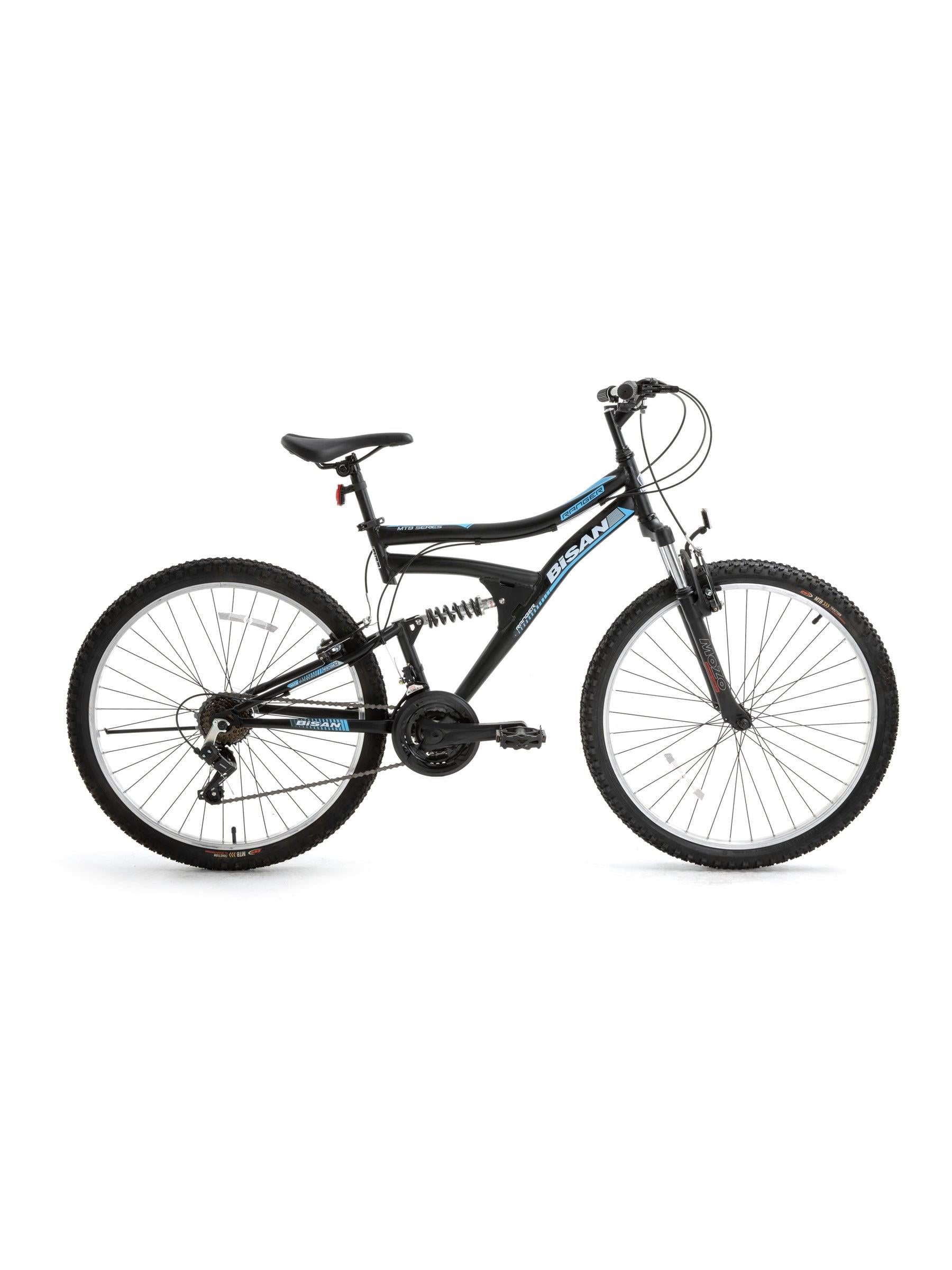 Bisan RANGER-25 Ürün Rengi: MAT SİYAH Kadro: 42 CM Vites: 3x7 VİTES Tekerlek: 26