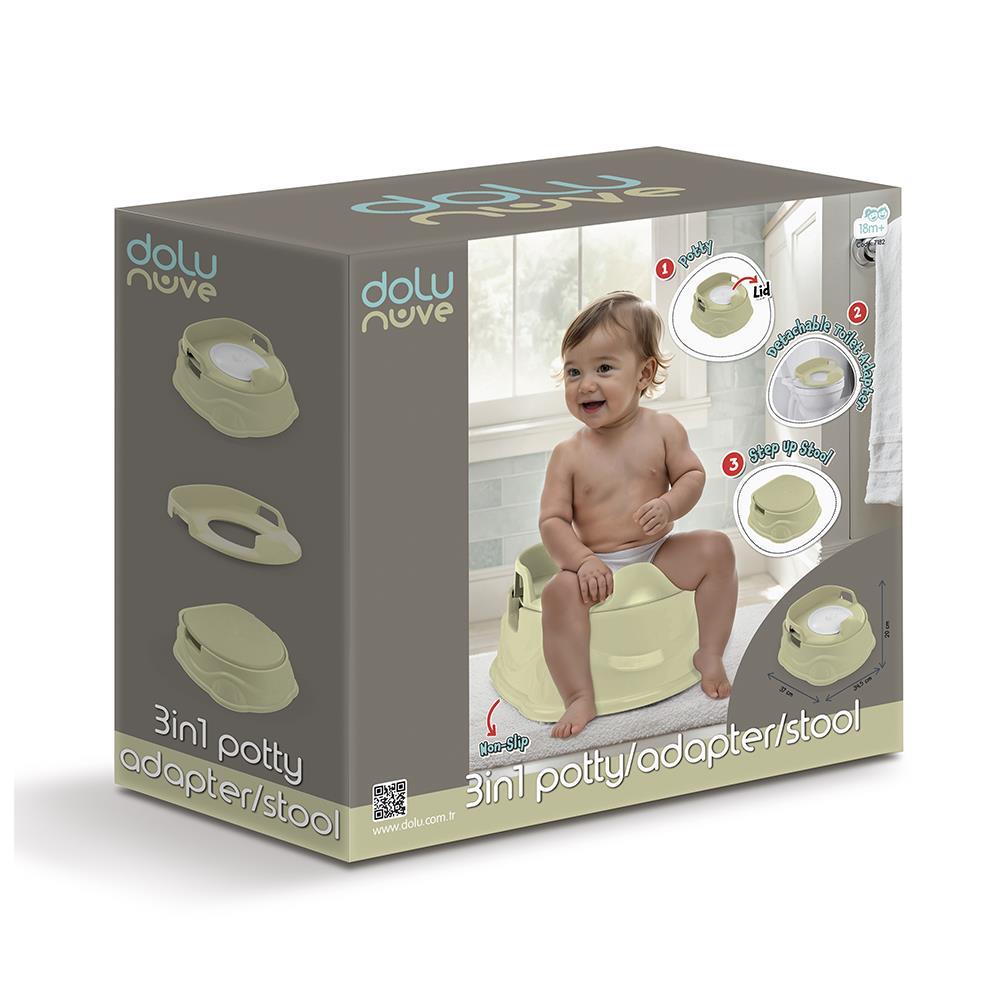 Dolu Nuve Lazımlık/Adaptör/ Basamak Yeşil