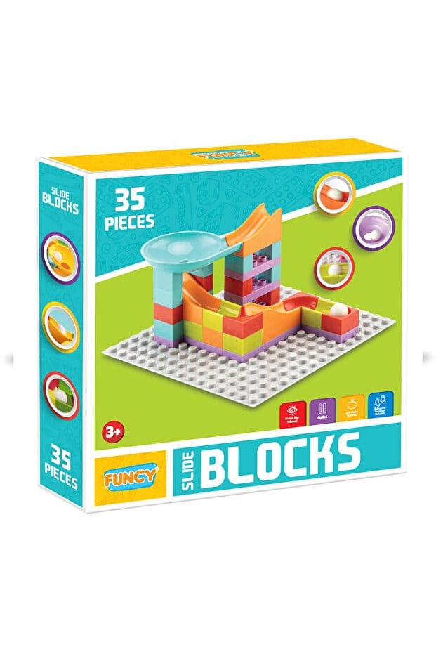Funcy Toys Slıde Blocks (35 Parça) Cg054