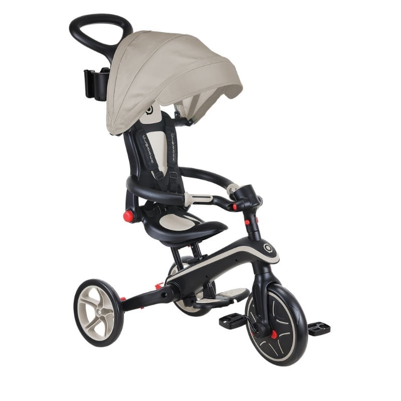 Globber Explorer 4in1 Katlanabilir Bisiklet-Koyu Bej Taupe 732-466