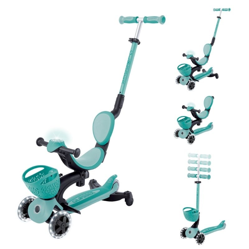 Globber Go Up Baby 360 Işıklı Scooter - Koyu Mint 844-206