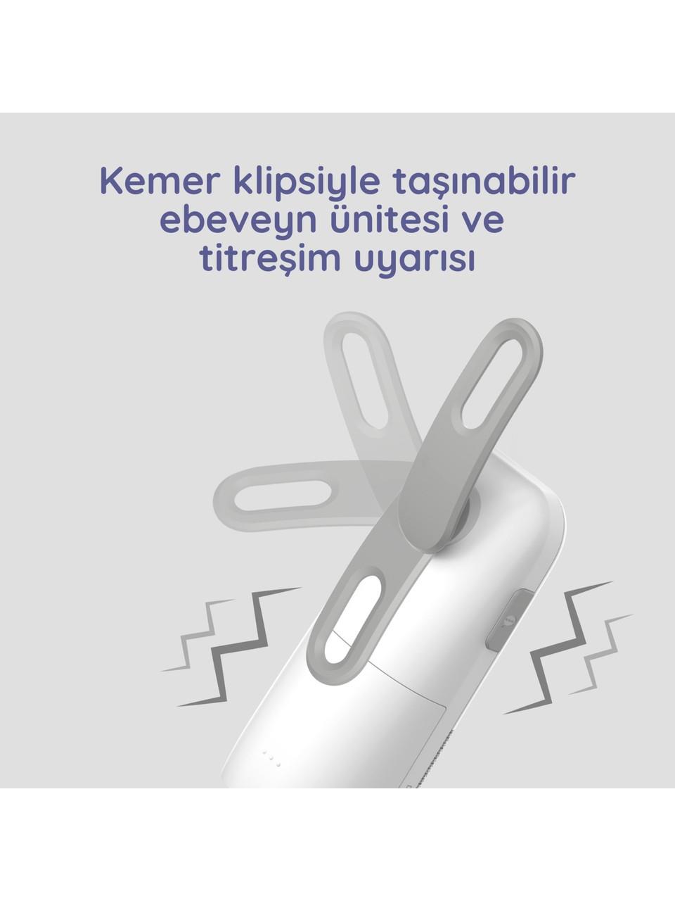 Hubble Sense Glow Pro Gece Işıklı ve Projektörlü Taşınabilir Bebek Telsiz