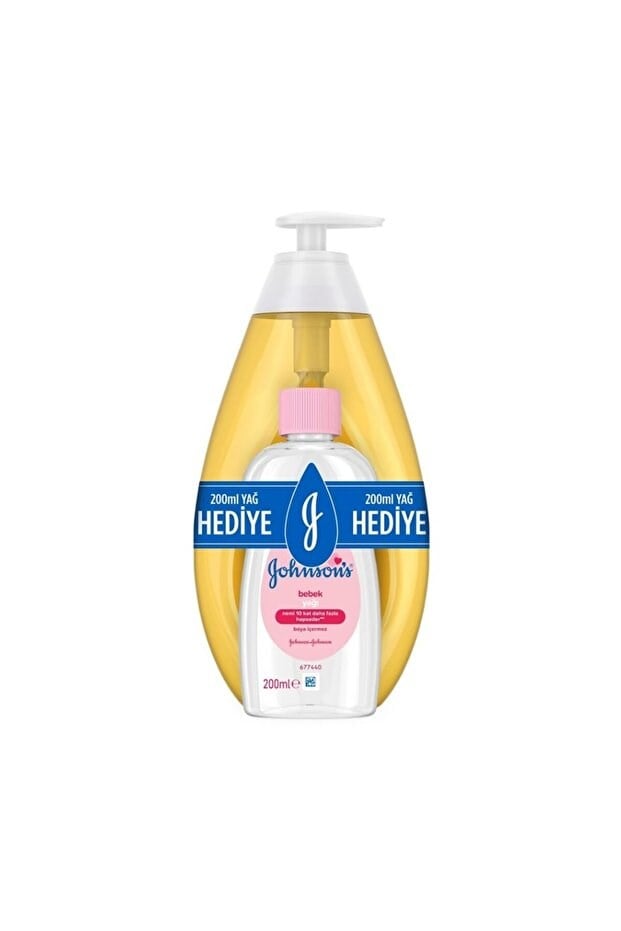 Johnsons Baby Gold Şampuan 750 ml + Bebek Yağı 200 ml
