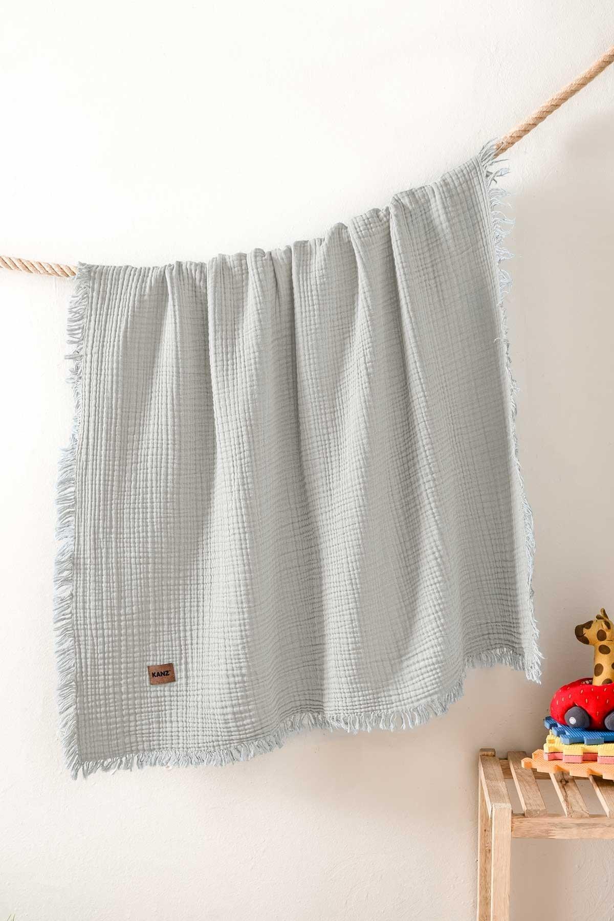 Kanz - Bebek 5 Kat Dolgulu Battaniye(knz-028) 153.01.0202.Taş---------