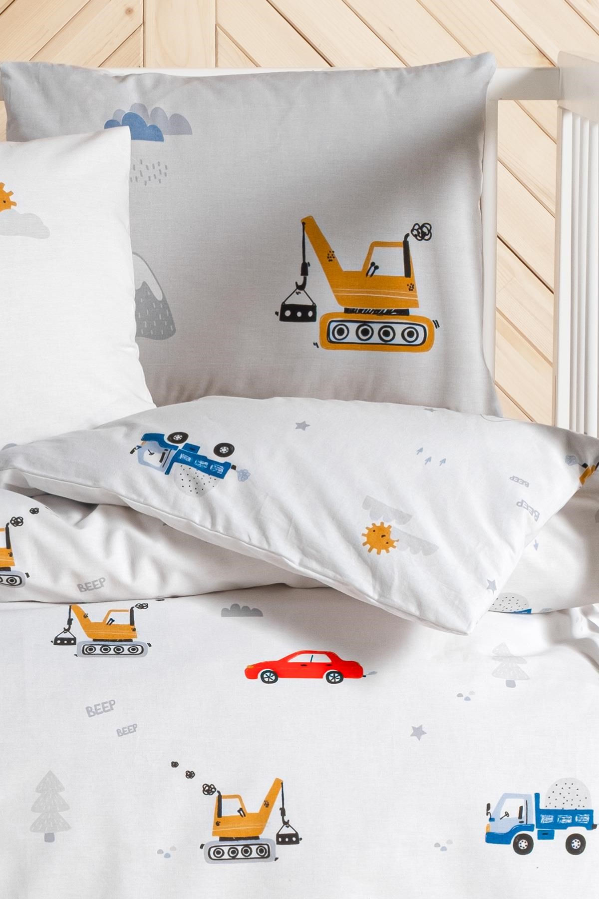 Kanz Dıgger Cars  Bebek Nevresim Takımı