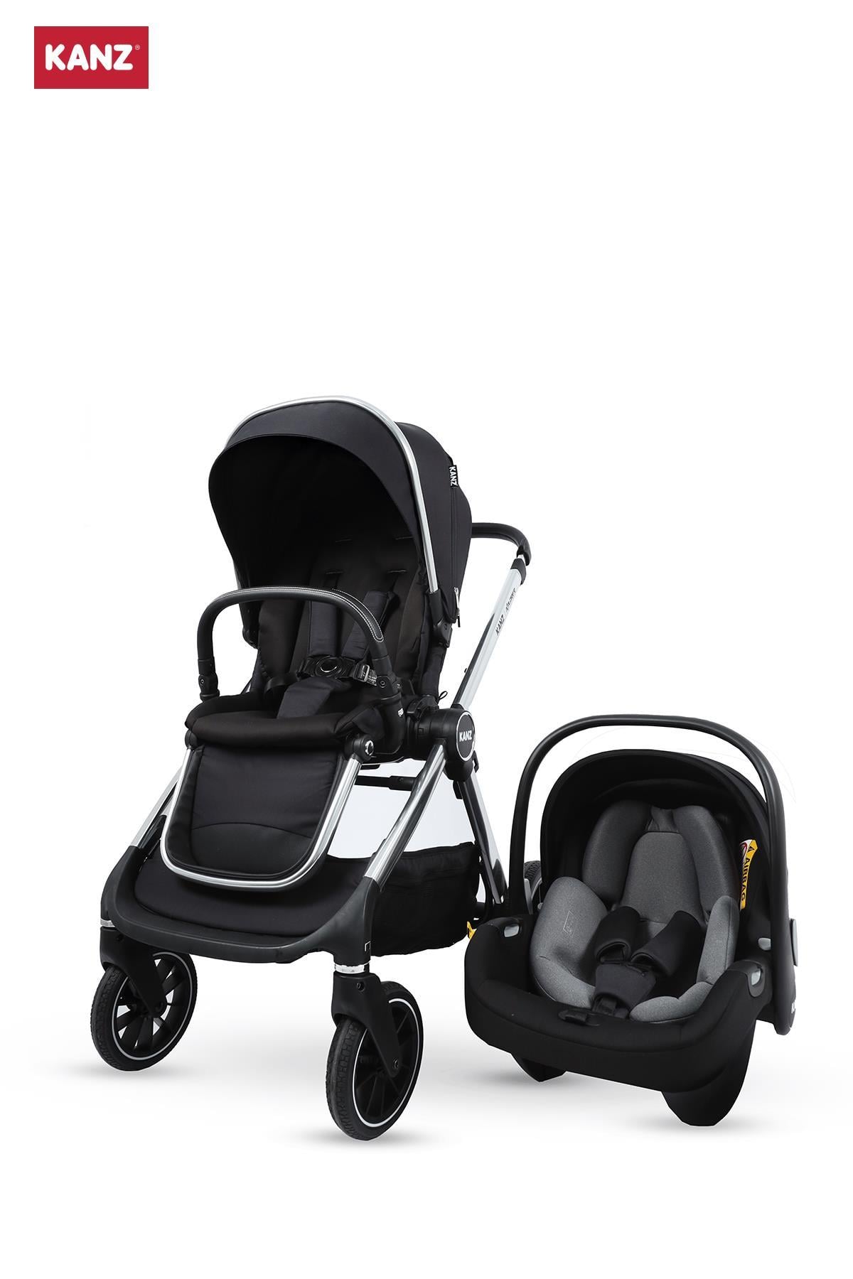 Kanz Explorer Autofold Travel Sistem Bebek Arabası Cole Black