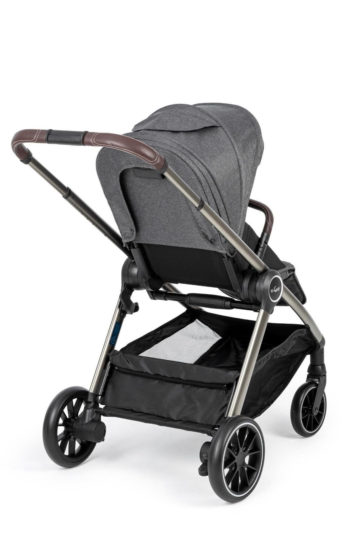 Kanz v-Go2 Ultimate Design Travel Sistem Bebek Arabası Gri