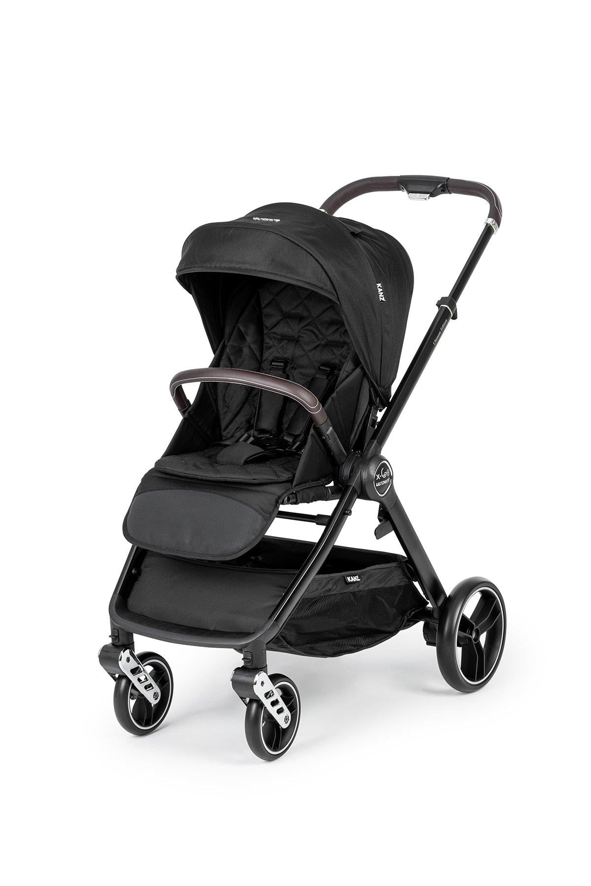 Kanz x-Go Ultimate Travel Sistem Bebek Arabası Silver Siyah