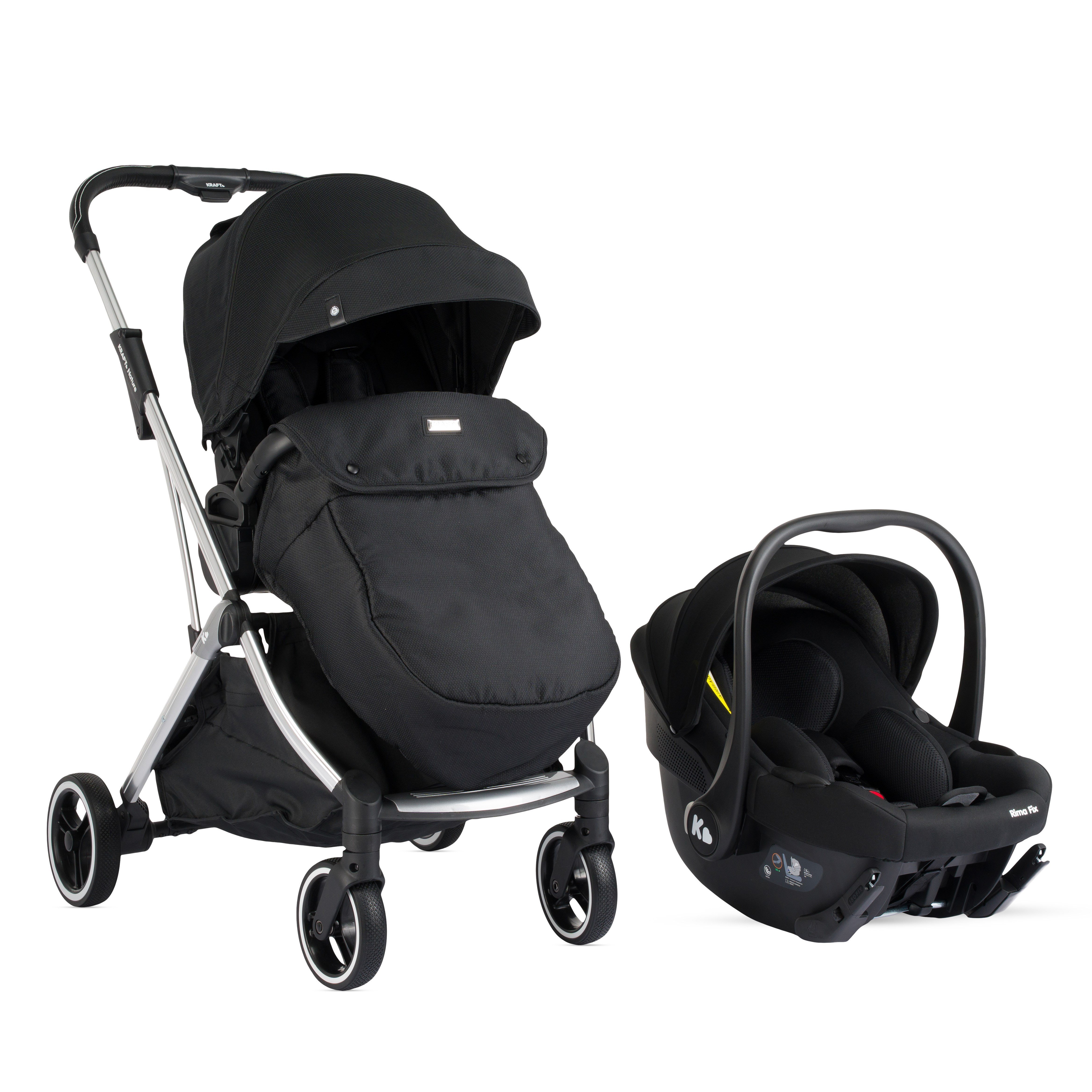 Kraft Baby Nature Travel Sistem Bebek Arabası Mavi
