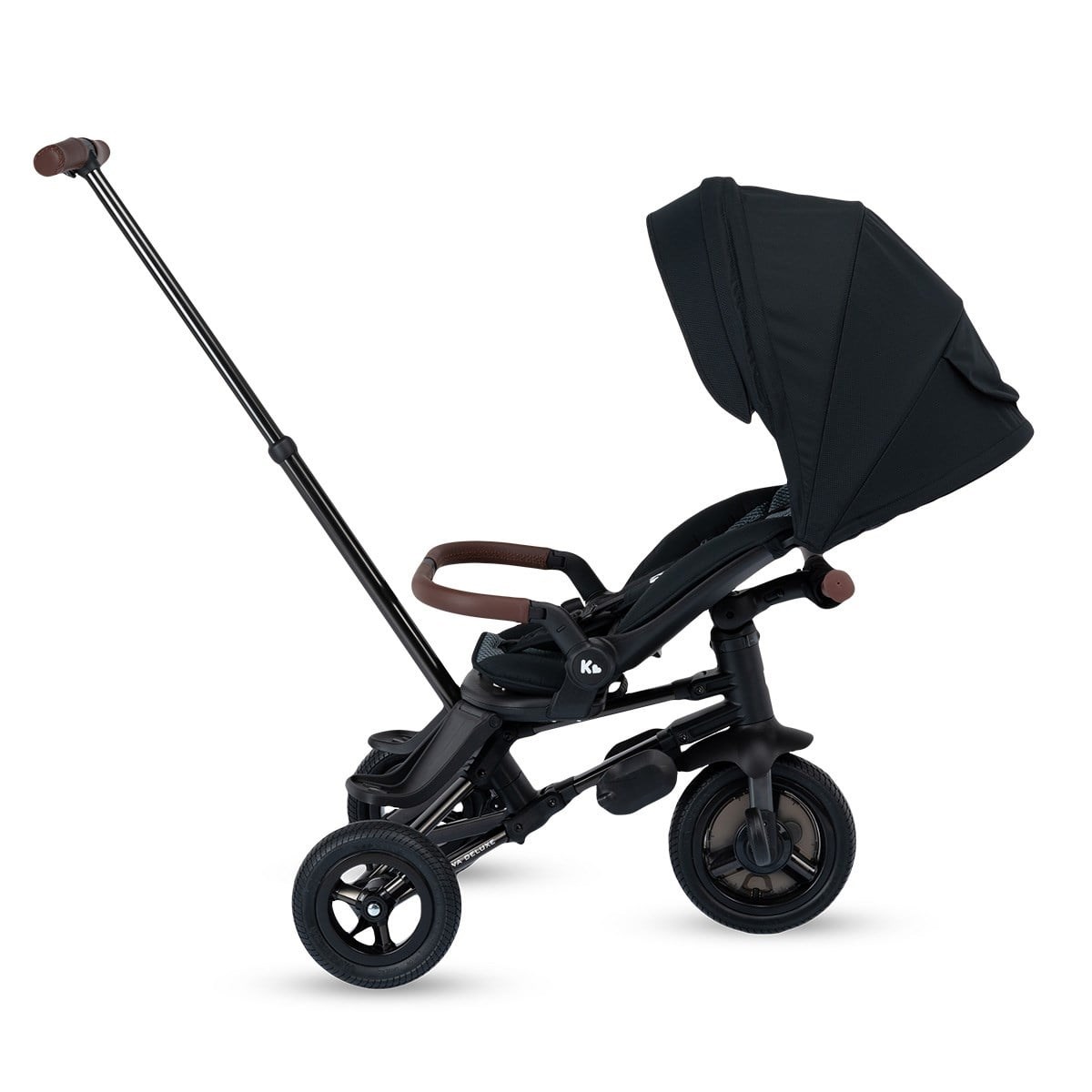 Kraft Baby Nova Deluxe 5 İn 1 Katlanır İtmeli Bisiklet - Siyah