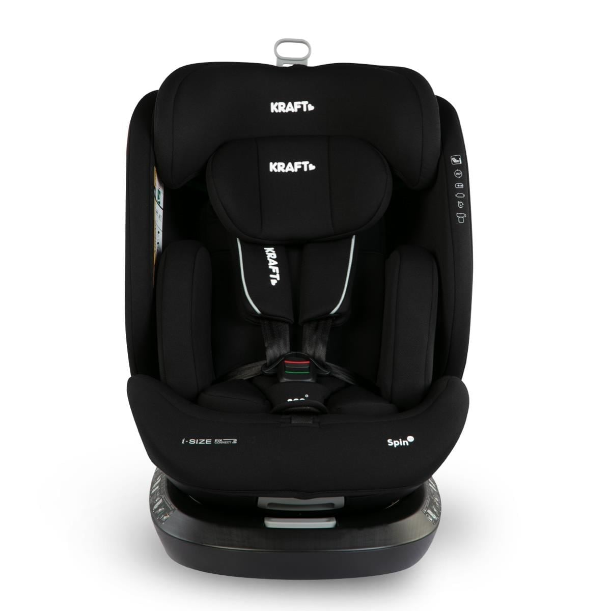 Kraft Baby Spin i-size (40-150 cm) 0-36 Kg Oto Koltuğu Gri