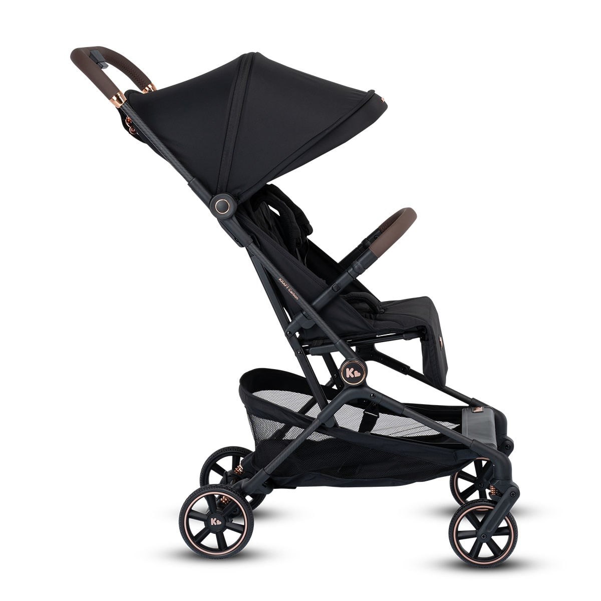 Kraft Carbon Bebek Arabası Kabin Boy Black Gold