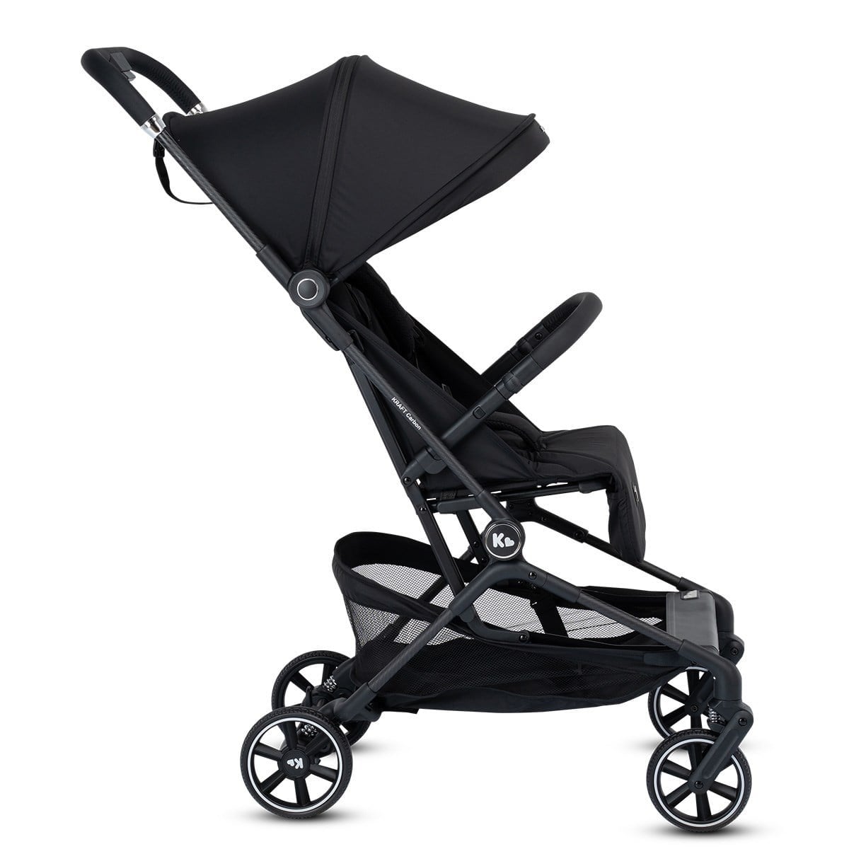 Kraft Carbon Bebek Arabası Kabin Boyı Black Silver