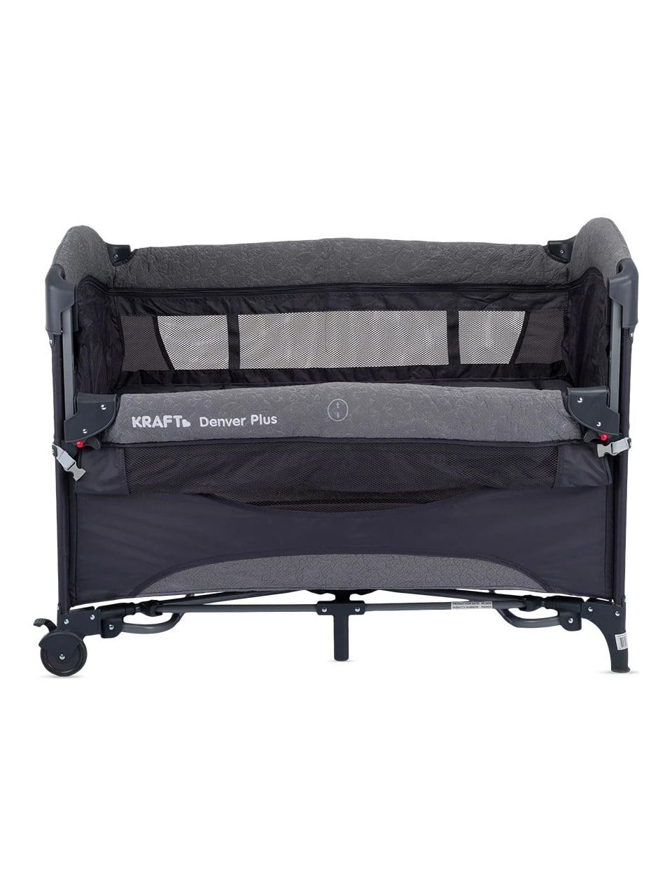 Kraft Denver Plus Oyun Parkı Anne Yanı Yatak Hediyeli Dark Grey 63*105 Cm
