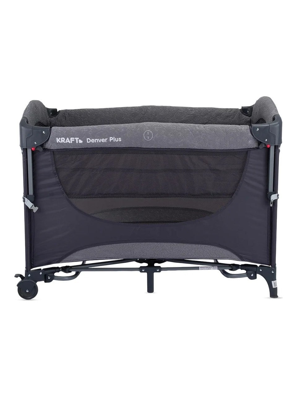 Kraft Denver Plus Oyun Parkı Anne Yanı Yatak Hediyeli Dark Grey 63*105 Cm
