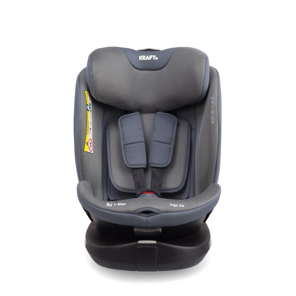 Kraft Ergo Fix i-Size (40-150 cm) 0-36 Kg Oto Koltuğu Gri