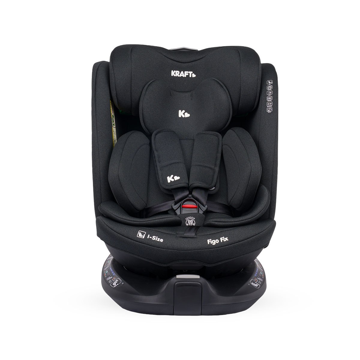 Kraft Figo Fix i-Size 40-150 cm (0-36 kg) Oto Koltuğu Siyah