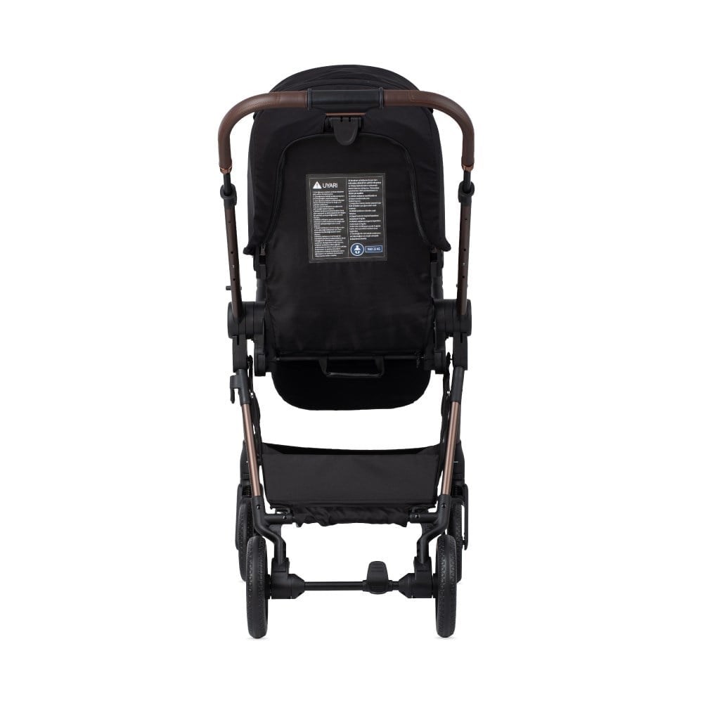 Kraft Focus PR Travel Sistem Bebek Arabası Black Brown