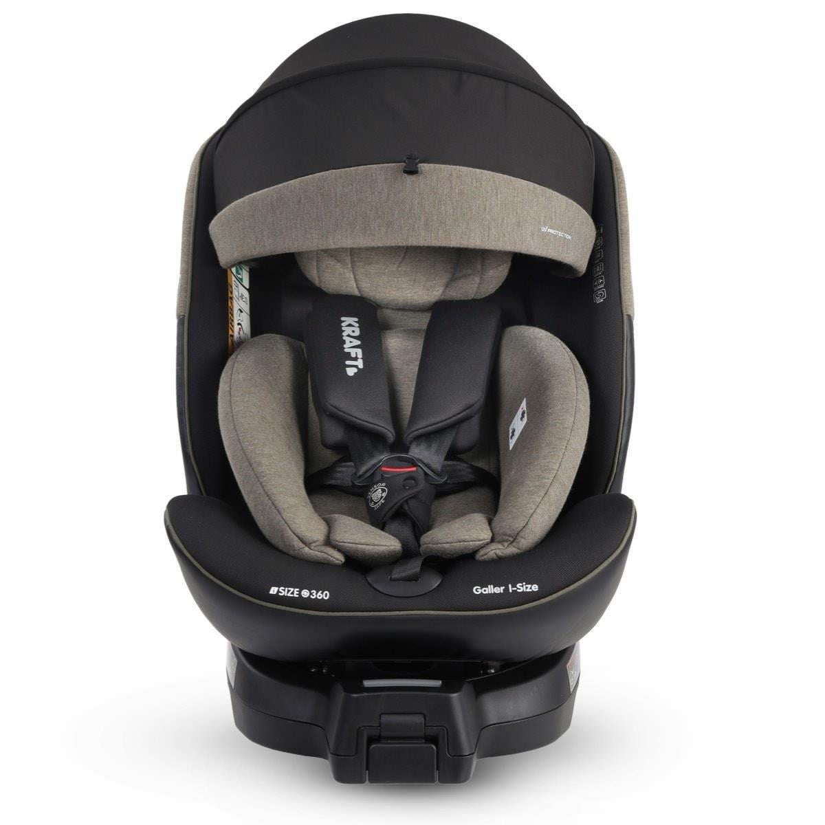Kraft Galler i-size (40-150 cm) 0-36 Kg Oto Koltuğu Khaki