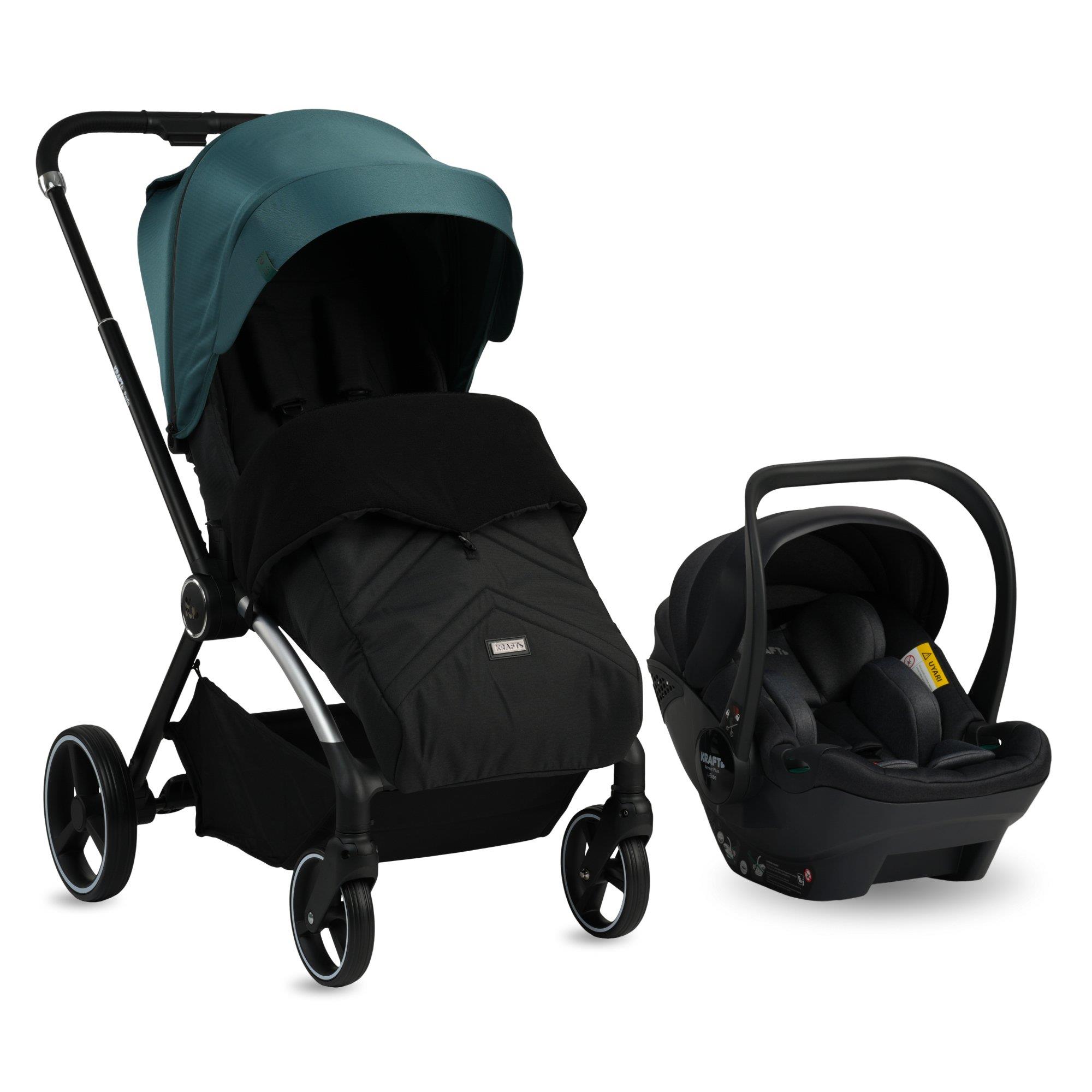 Kraft Parle Travel Sistem Bebek Arabası Green