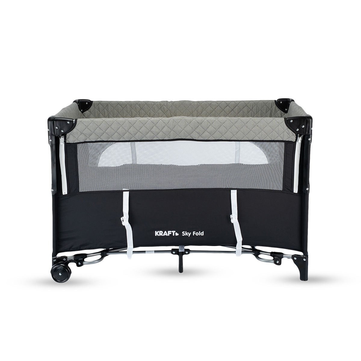 Kraft Sky Fold Oyun Parkı Beşik 70x120 Cm Dark Grey