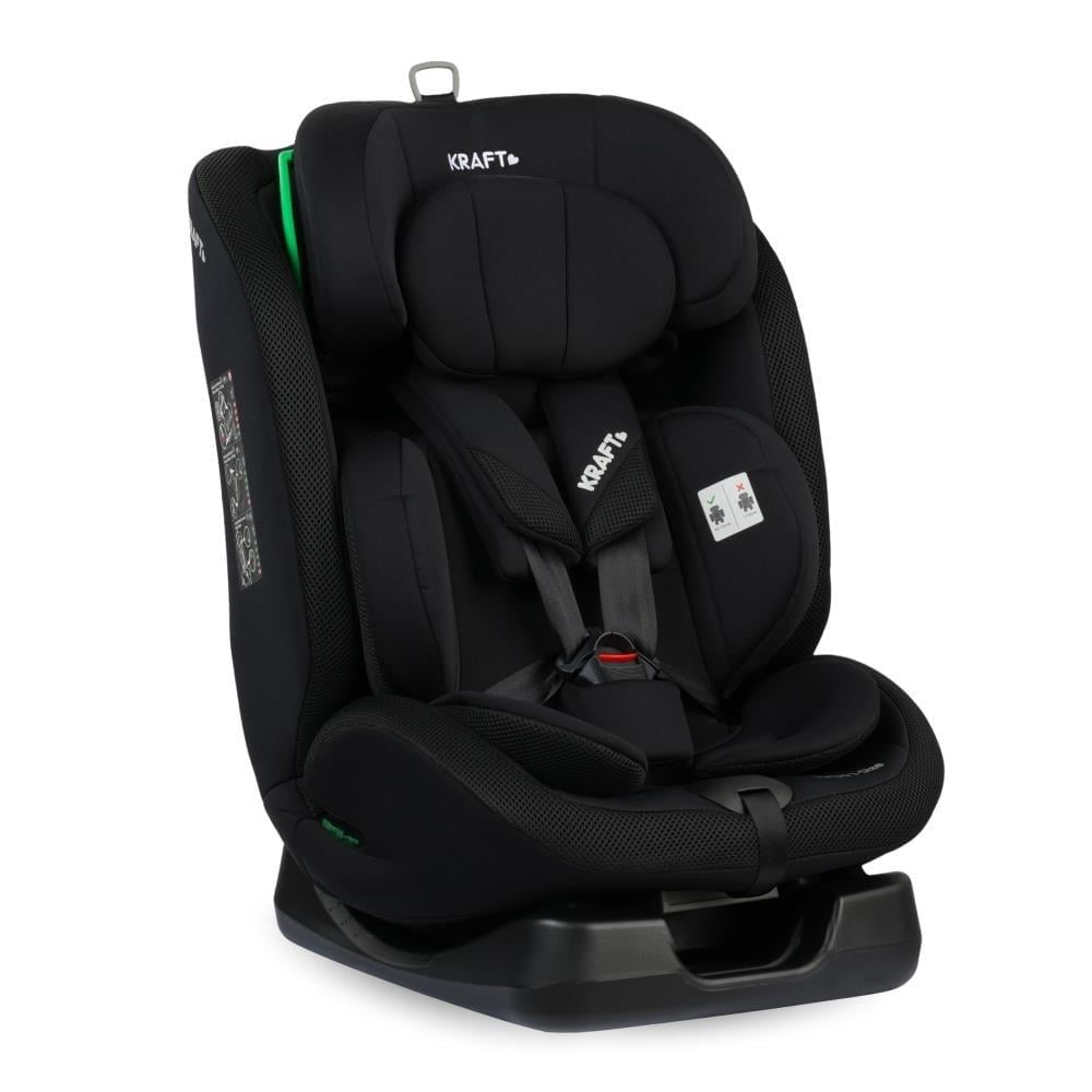 Kraft Turbo i-Size 40-150 cm (0-36 Kg) Oto Koltuğu Siyah