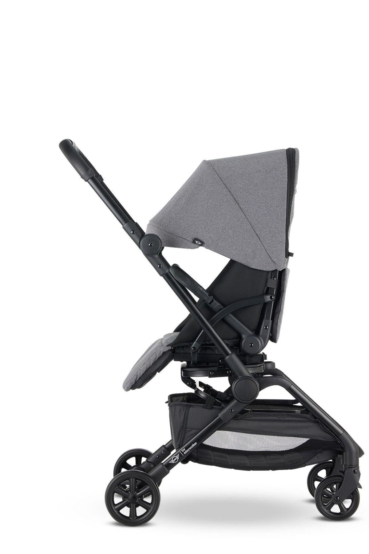 MINI by Easywalker Buggy Turn 360 Derece Dönen Kabin Boy Travel Sistem Bebek Arabası Grey