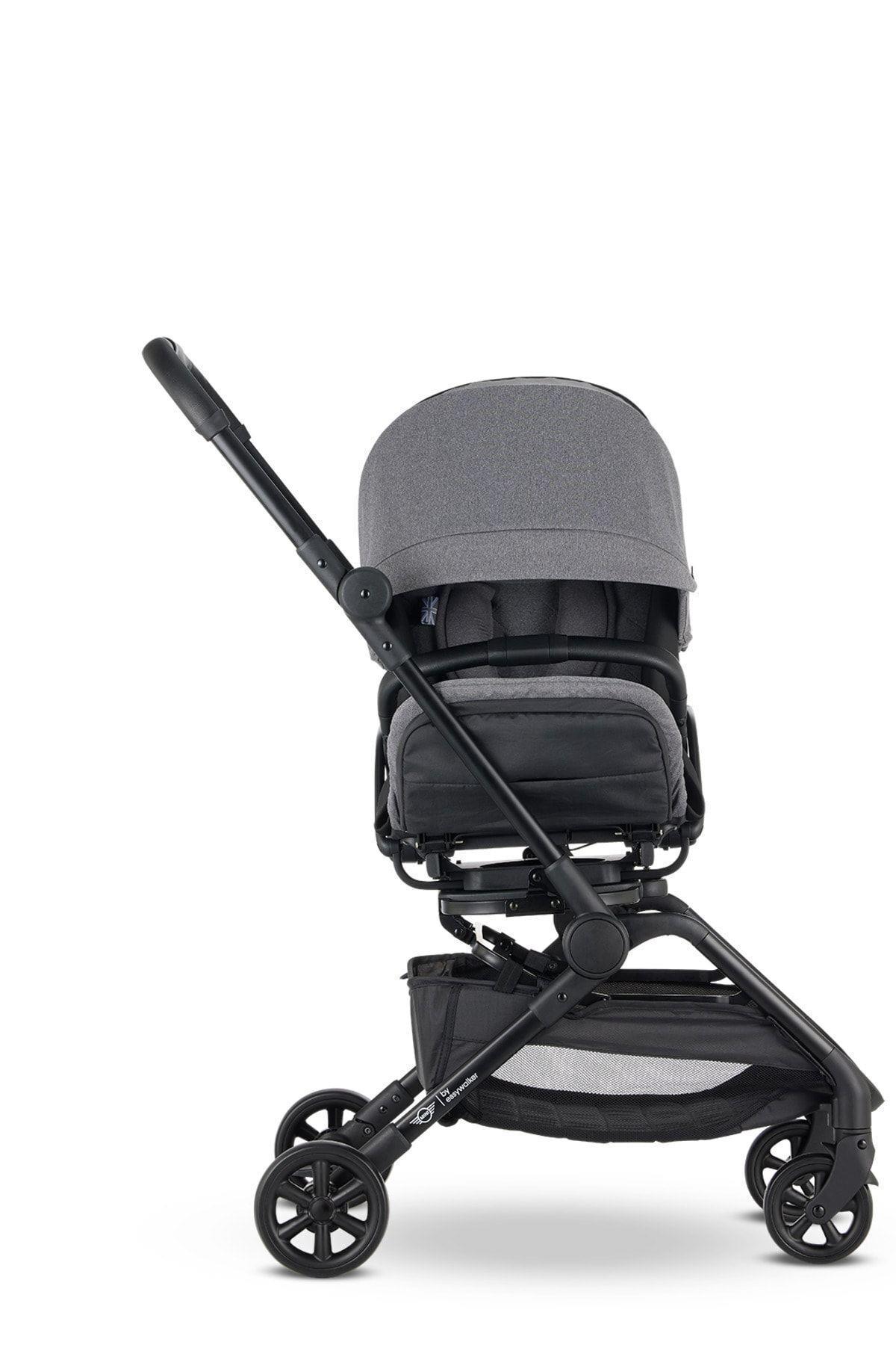 MINI by Easywalker Buggy Turn 360 Derece Dönen Kabin Boy Travel Sistem Bebek Arabası Grey