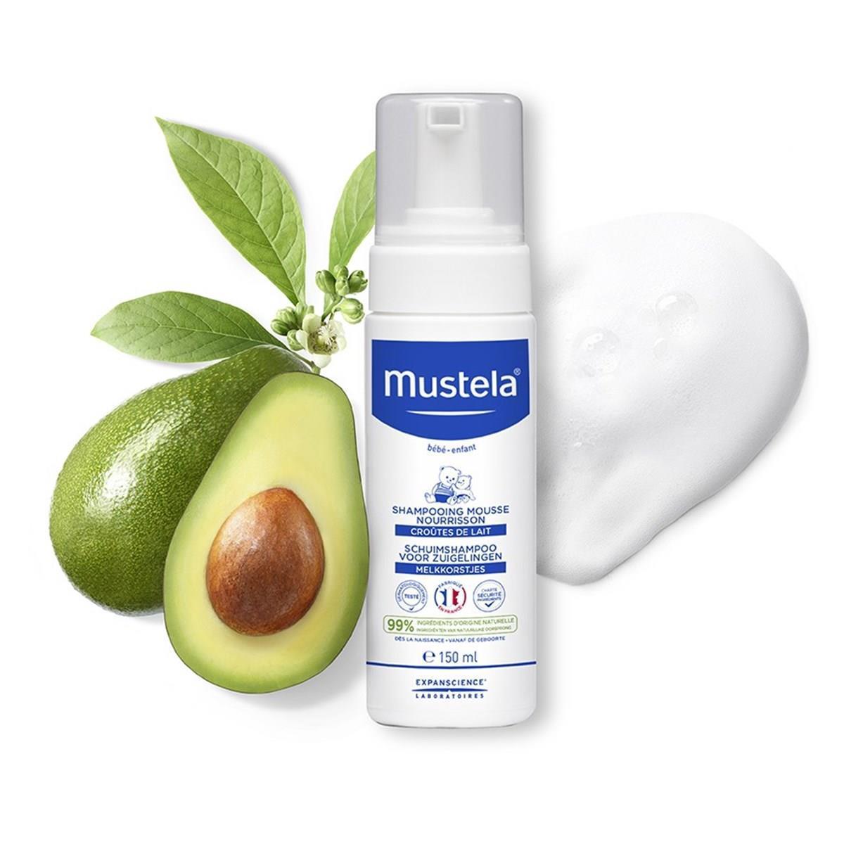 Mustela Foam Shampoo Yenidoğan Konak Önleyici Köpük Şampuan 150 ml