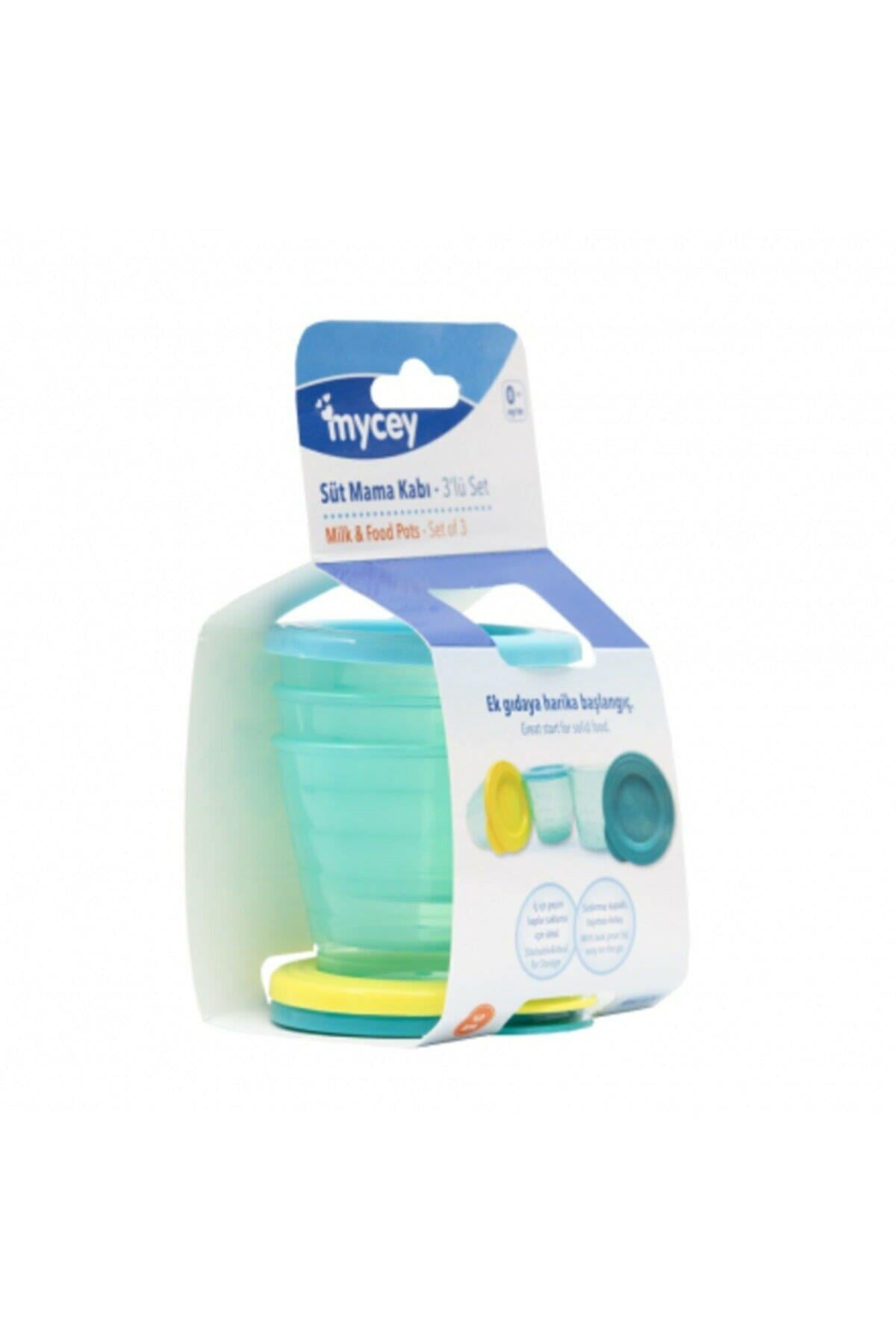 Mycey Süt Mama Kabı 3lü Set