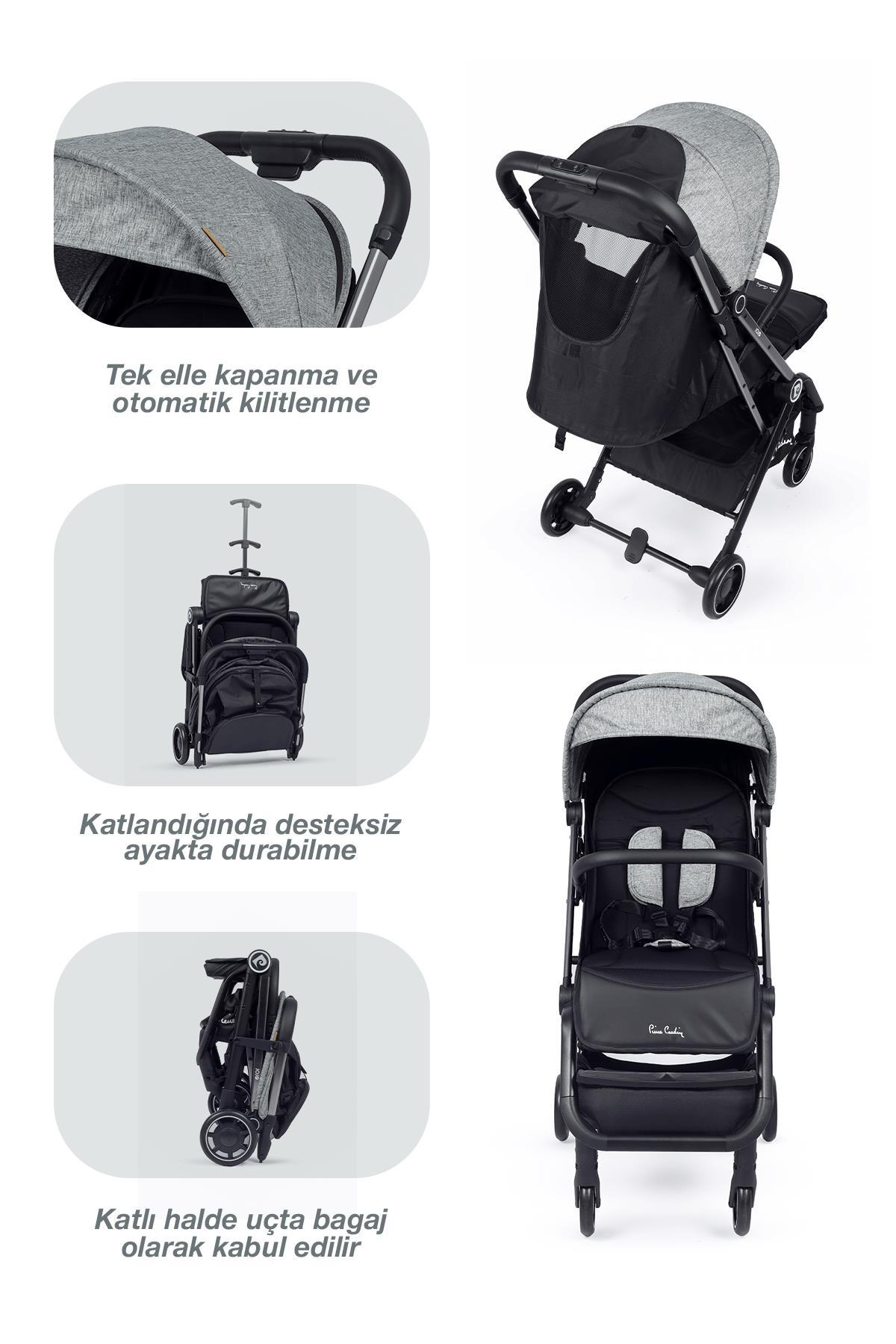 Pierre Cardin Jojo Bebek Arabası Gri