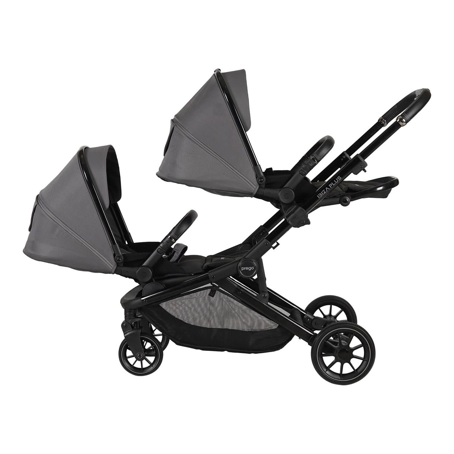 Prego İbiza Plus I-Size Travel Sistem Bebek Arabası 2420 Gri ( Oto Koltukları Dahildir )