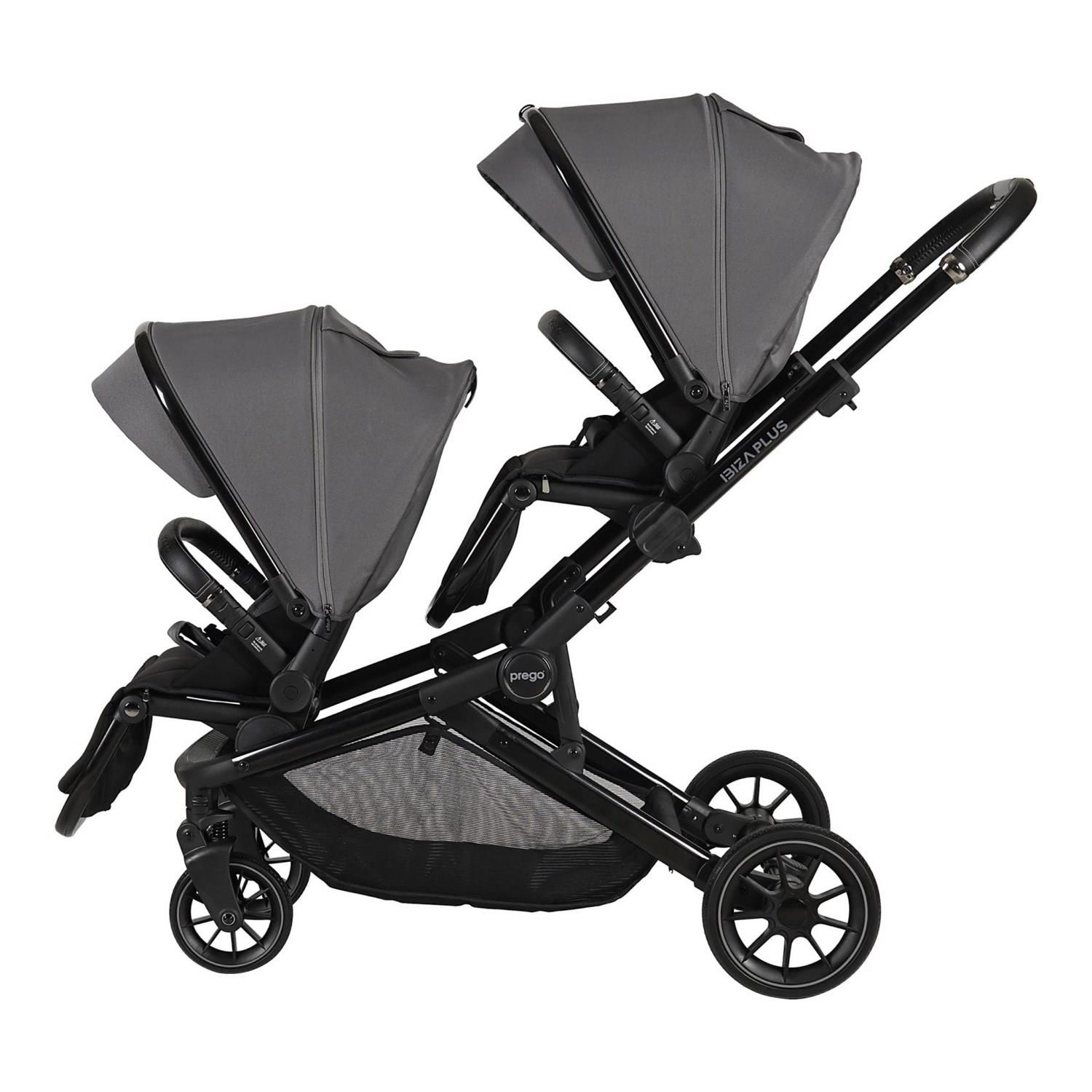 Prego İbiza Plus I-Size Travel Sistem Bebek Arabası 2420 Gri ( Oto Koltukları Dahildir )