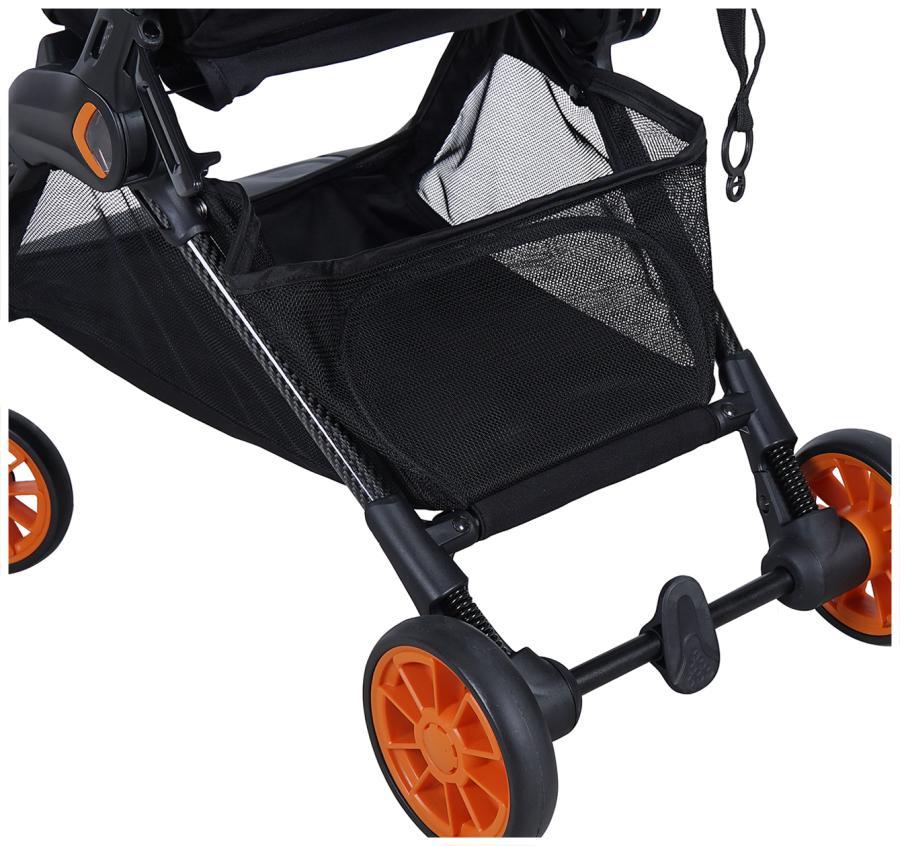 Prego Quark Katlanabilen Kabin Boy  Bebek Arabası 2224 Turuncu