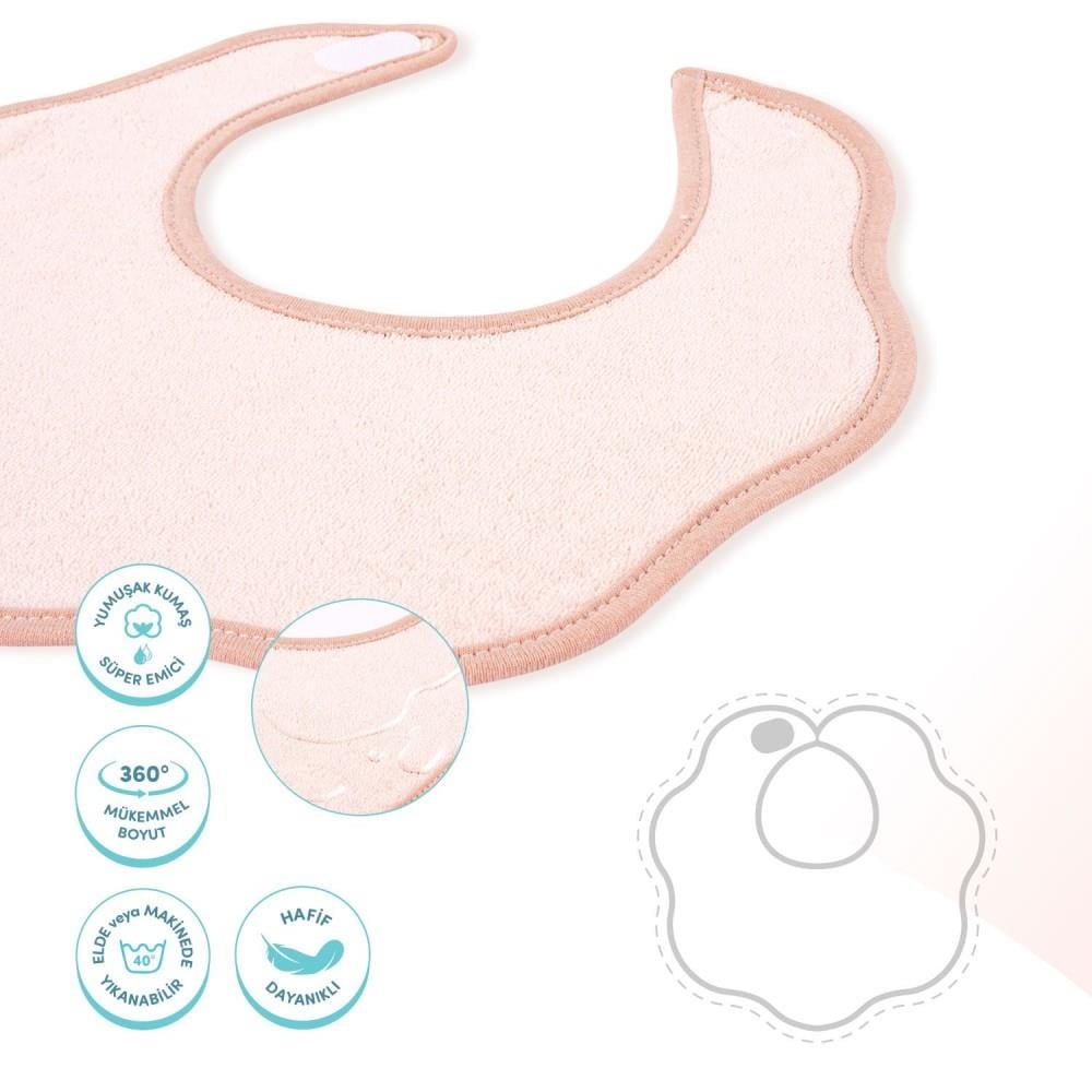 Sevi Bebe 2Li Havlu Önlük Pembe 35-2