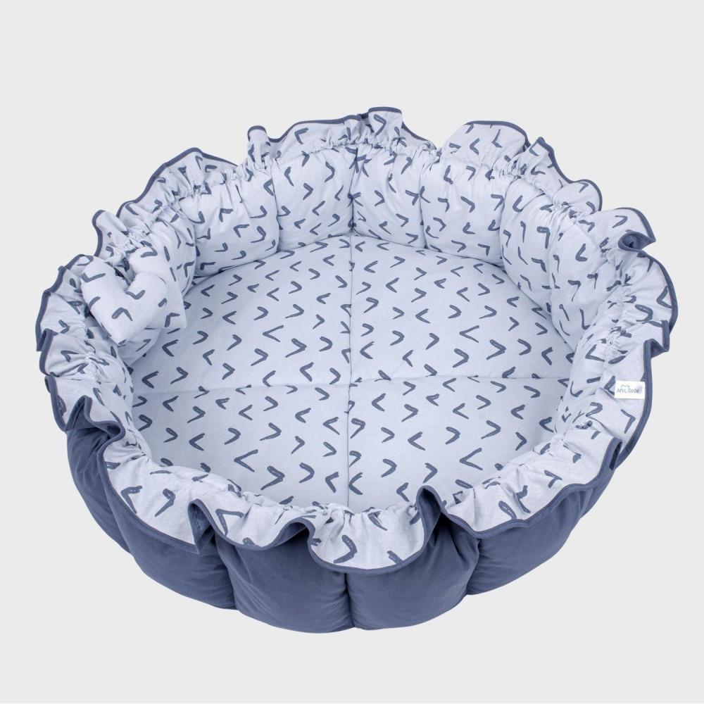 Sevi Bebe 3 in 1 Bebek Yatağı - Çentik Desen 522-154