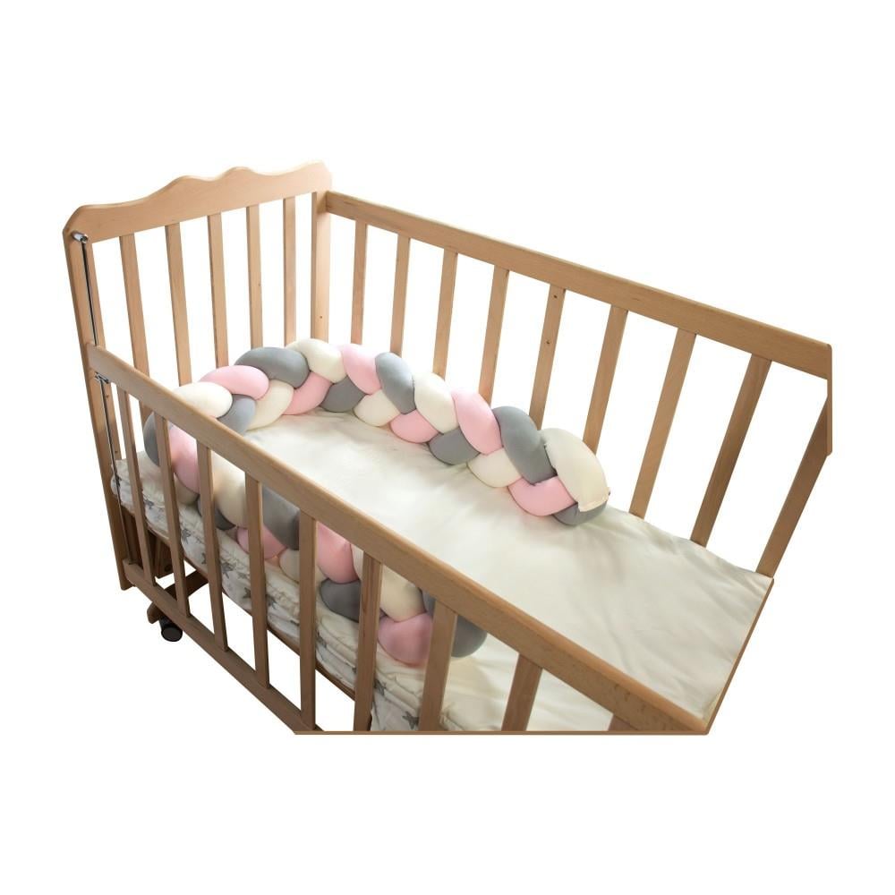 Sevi Bebe 3 İn 1 Çok Fonksiyonlu Örgü Yatak & Kenar Koruyucu - Pembe 521-2