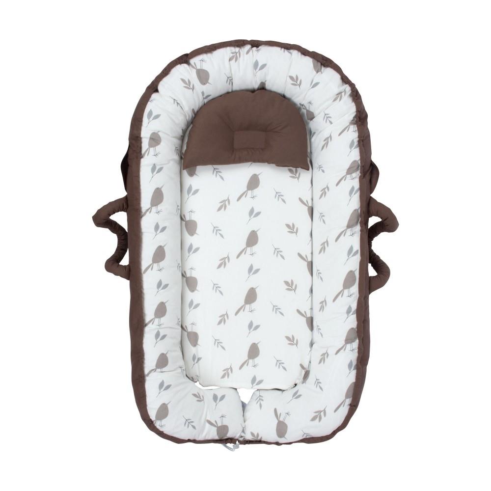 Sevi Bebe Çok Fonksiyonlu Anne Yanı Yatağı - Kuş Desen 276-149
