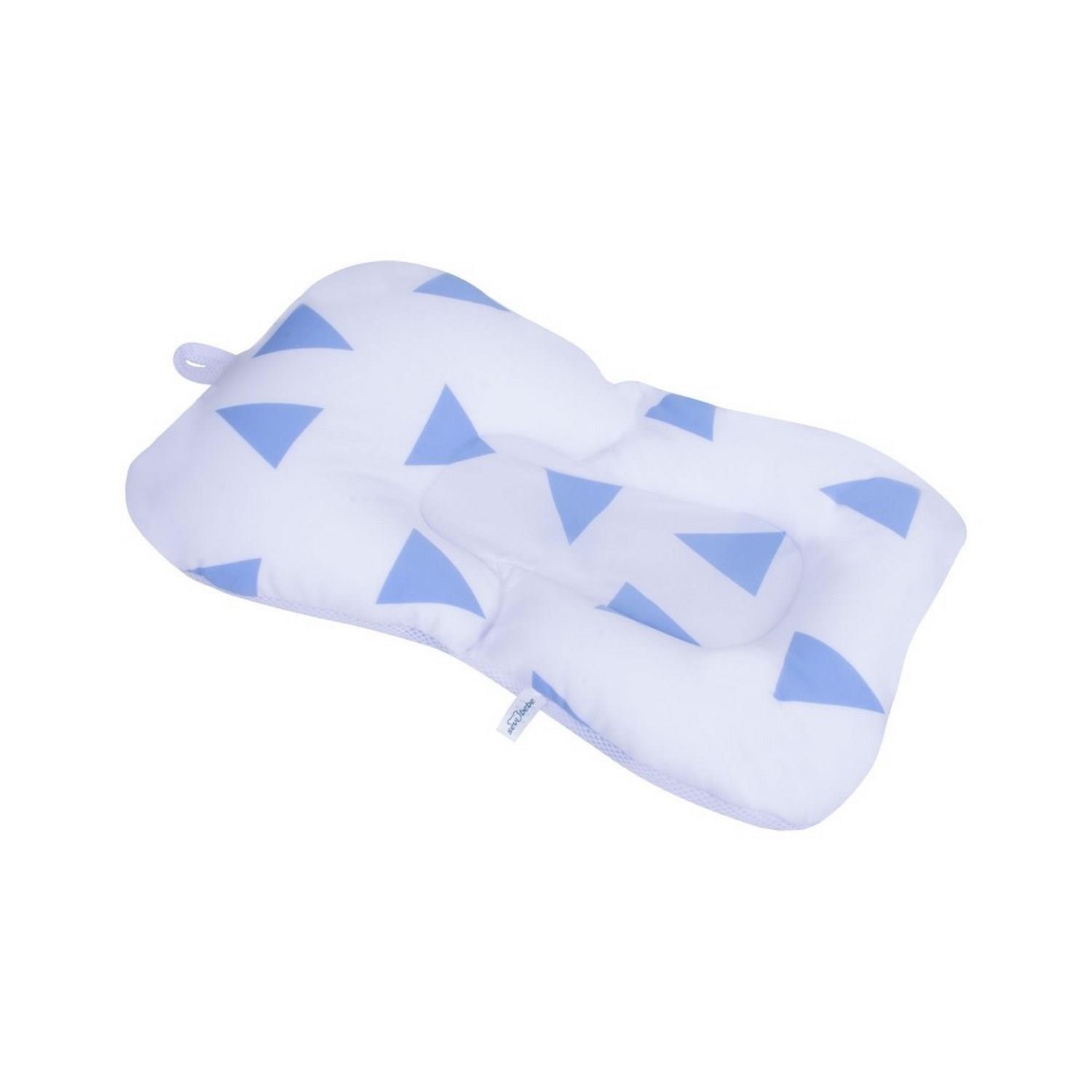 Sevi Bebe Cozy Banyo Minderi - Mavi Üçgen 69-100