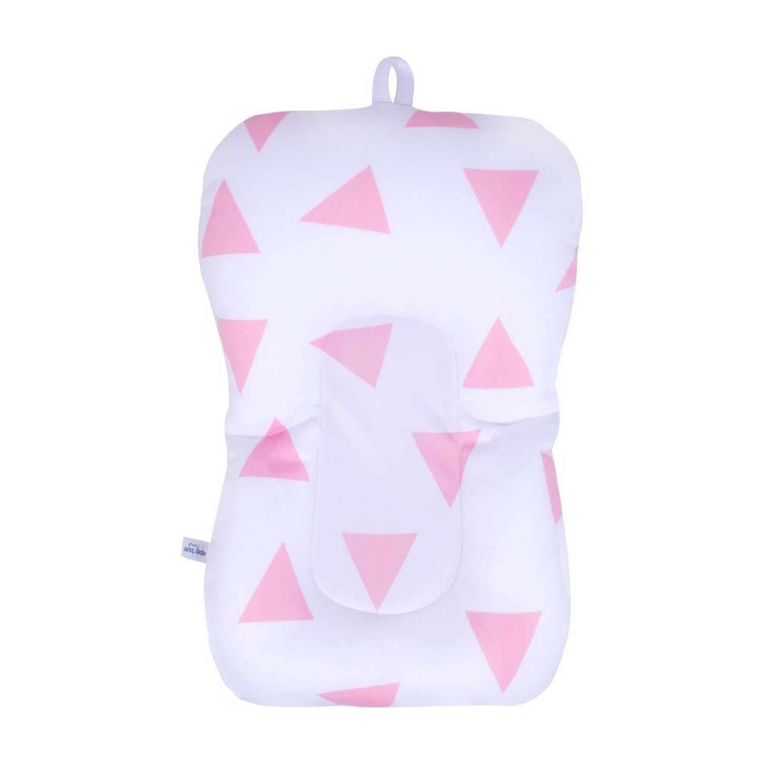 Sevi Bebe Cozy Banyo Minderi - Pembe Üçgen 69-101