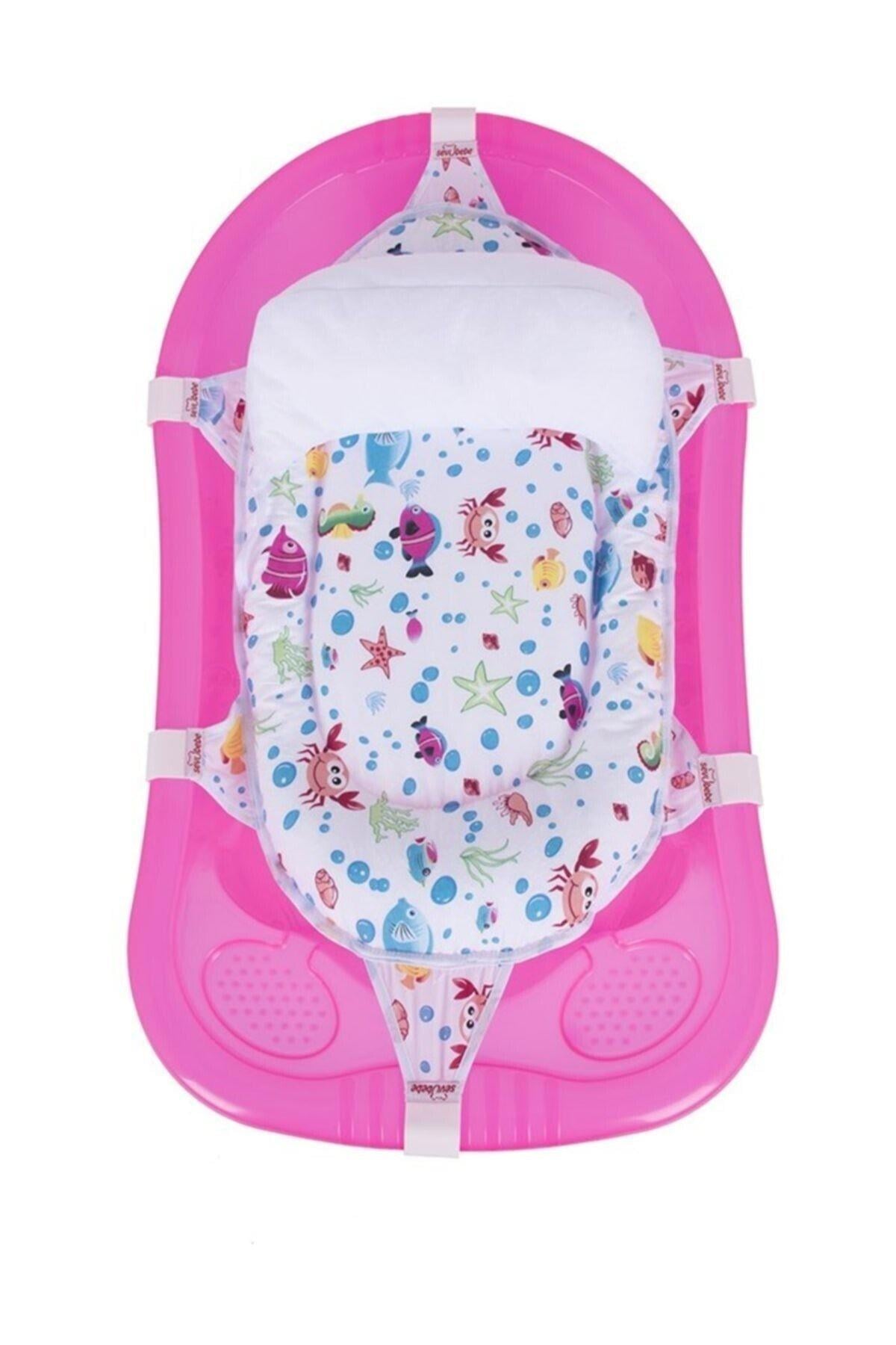Sevi Bebe Destekli Bebek Banyo Filesi - Akvaryum Desen 690-54