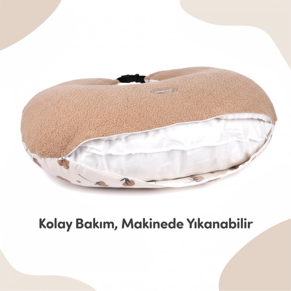 Sevi Bebe Teddy Anne Emzirme Minderi Ekru