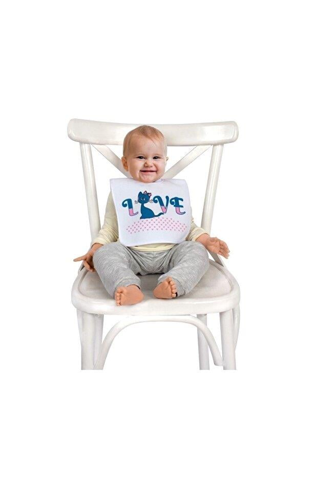 Sevi Bebe Yapıskanlı Havlu Onluk Kedı 24.123