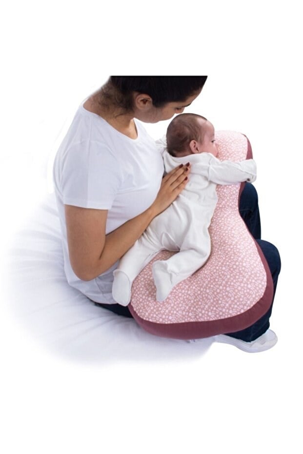 Sevi Bebe Yeni Emzirme Minderi - Somon Pembe 379-16