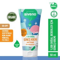 Siveno Bebekler için Doğal Güneş Kremi Spf50+ 50 ml