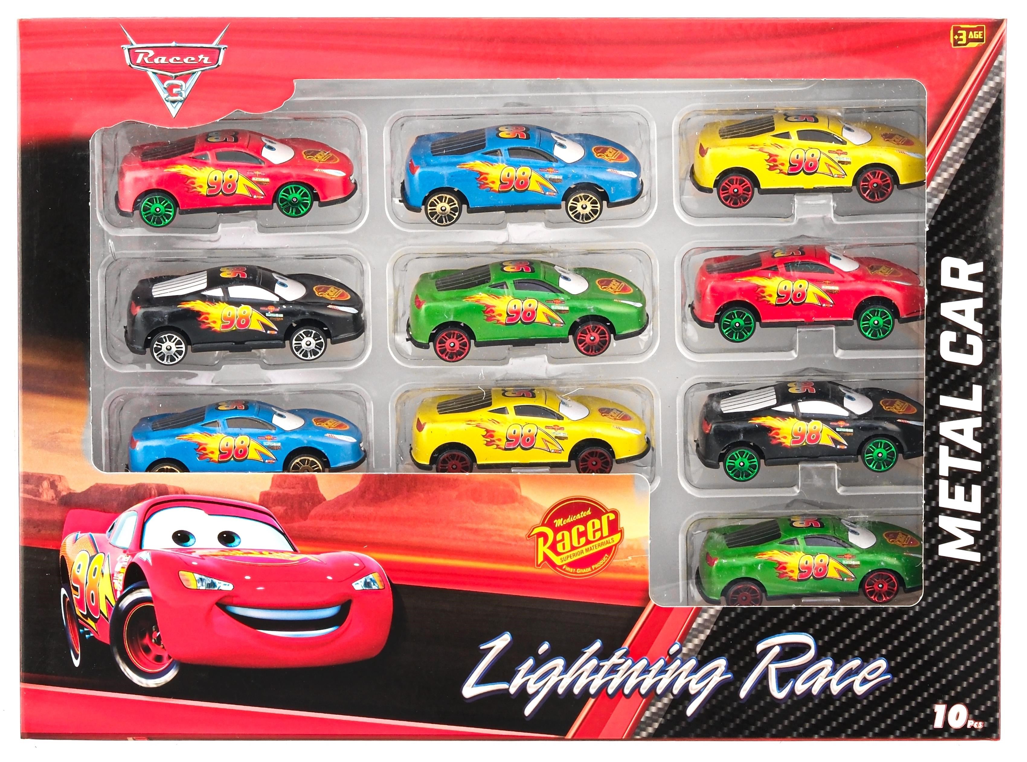 Toysan 10'lu Racer Metal Araba Spr-54