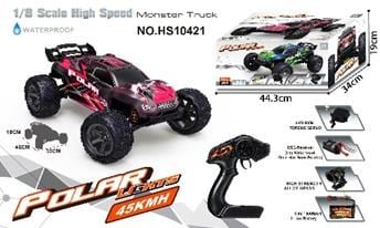Toysan 1:8 Ölçek Dört Çeker Uzaktan Kumandalı 45km Hız Yapan Araba Hs10423